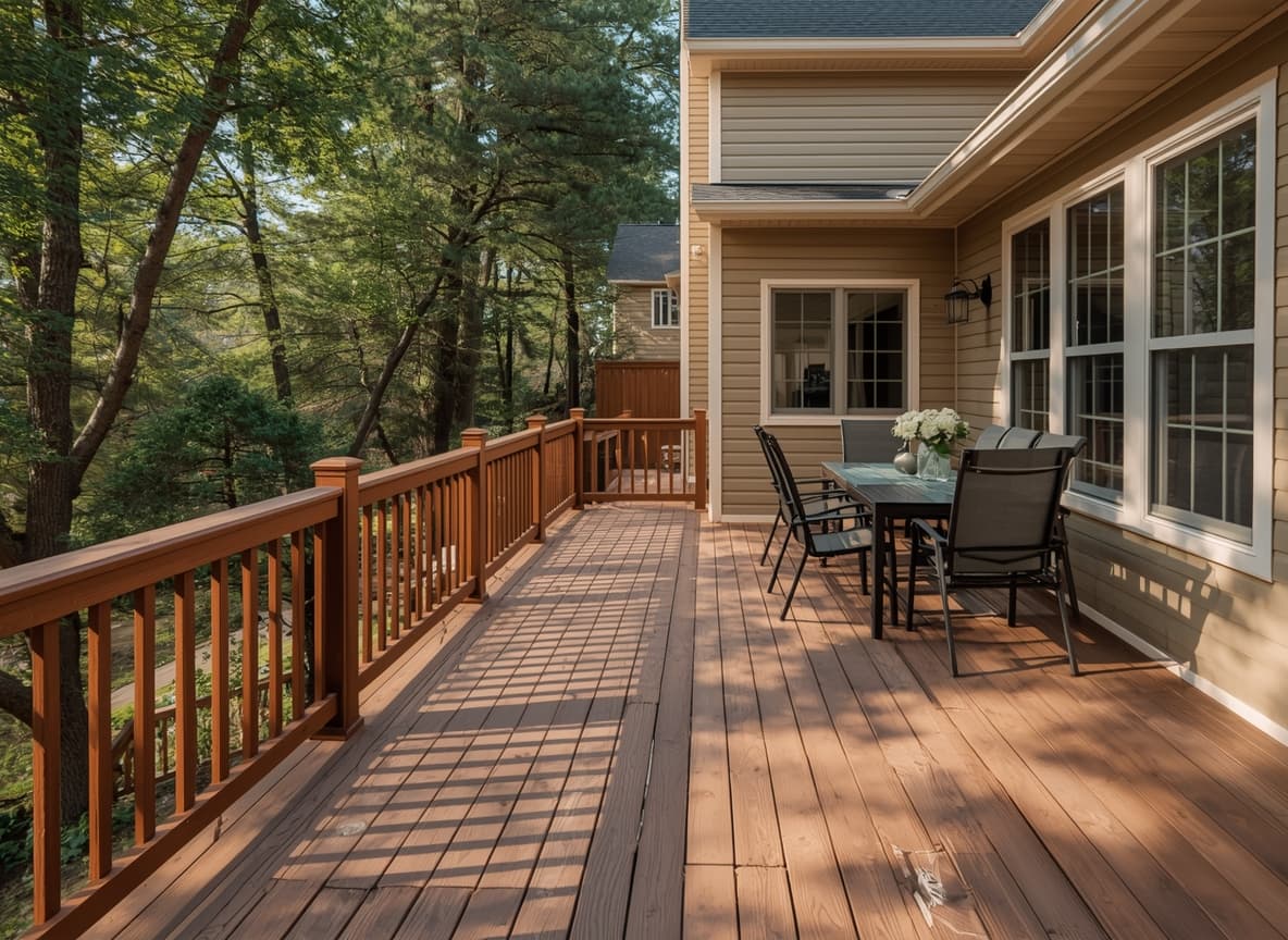 Deck renovation detail