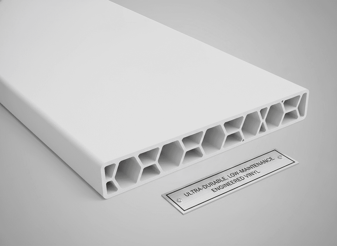 Vinyl fencing and decking material