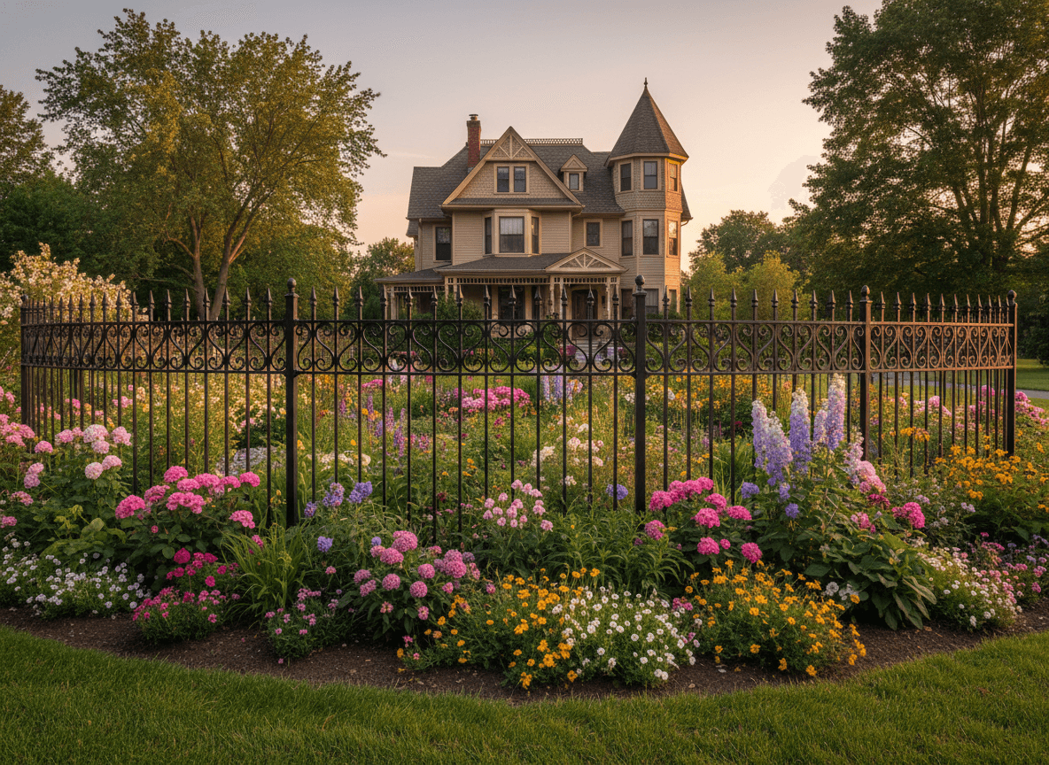 Decorative fence example